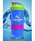 GYM FORCE 1 Protein Shaker Bottle - Weight Loss Diet BPA Bodybuilding intelligents Shakers Qualité garantie avec Voyage Coupe