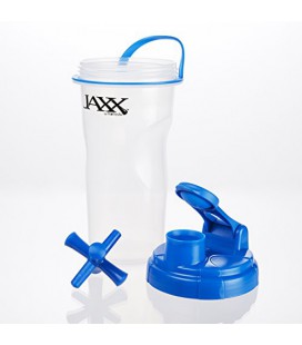 Fit et Fresh Jaxx Shaker Bottle, 28-once, Bleu