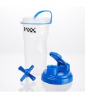 Fit et Fresh Jaxx Shaker Bottle, 28-once, Bleu