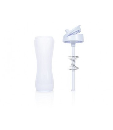 TRIMR Shaker Bouteille Tritan sans BPA Blanc 24 oz avec de la paille Hydratation Coupe Shaker shakes de protéines