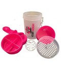 Protein Shaker Blender Bottle Pour Perte de poids Shakes, vinaigrette, aromatisés eau et plus, une bouteille uniques Sport Mixe