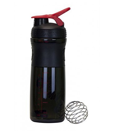 Slim 28-oz sans BPA anti-odeurs Shaker Sport Mixer Bouteille Avec Blending ballon à l'intérieur et à l'épreuve des fuites sécur