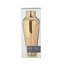 Viski acier inoxydable traditionnelle 25 oz Boisson Cocktail Shaker, plaqué or, Comprend Shaker et Cap