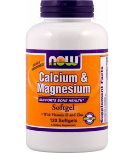 NOW Foods - Calcium & Magnesium 240 softgels