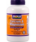NOW Foods - Calcium & Magnesium 240 softgels