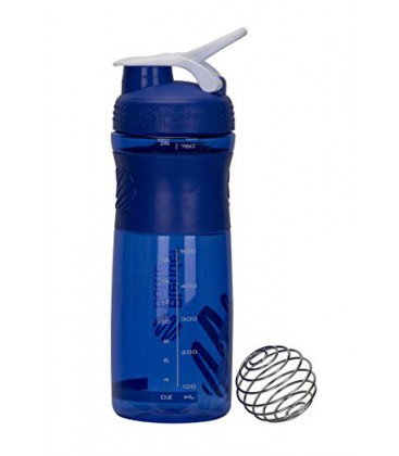 Slim 28-oz sans BPA anti-odeurs Shaker Sport Mixer Bouteille Avec Blending ballon à l'intérieur et à l'épreuve des fuites sécur