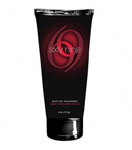 69 Sixty Nine Blow Me saveur de fraise Male Enhancement sexe Crème: Taille 4 Oz. / 113 G