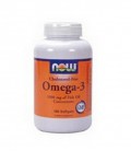 NOW Foods Omega-3 Cholesterol Free, 180 Softgels (Pack of 2)