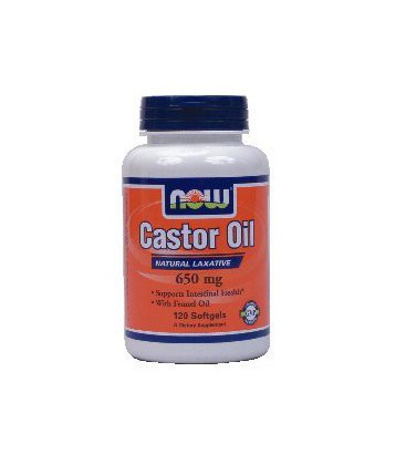 Now Foods Castor Oil, 120 softgels / 650mg ( Multi-Pack)