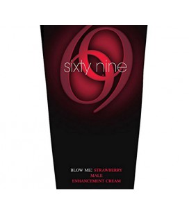 69 Sixty Nine Blow Me saveur de fraise Male Enhancement sexe Crème: Taille 4 Oz. / 113 G [Paquet de 2]