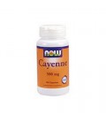 NOW Foods Cayenne, 100 Capsules / 500mg (Pack of 3)