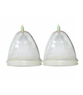Kangzhu 2 tasses élargissement du sein et Massage Ventouses double Cup Set Baby Carrier (M)