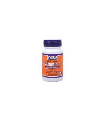 Now Foods Vitamin D-3, 120 Sgels, 2000 IU