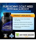 Horny Goat Weed Avec Extrait de racine de maca (60 capsules)